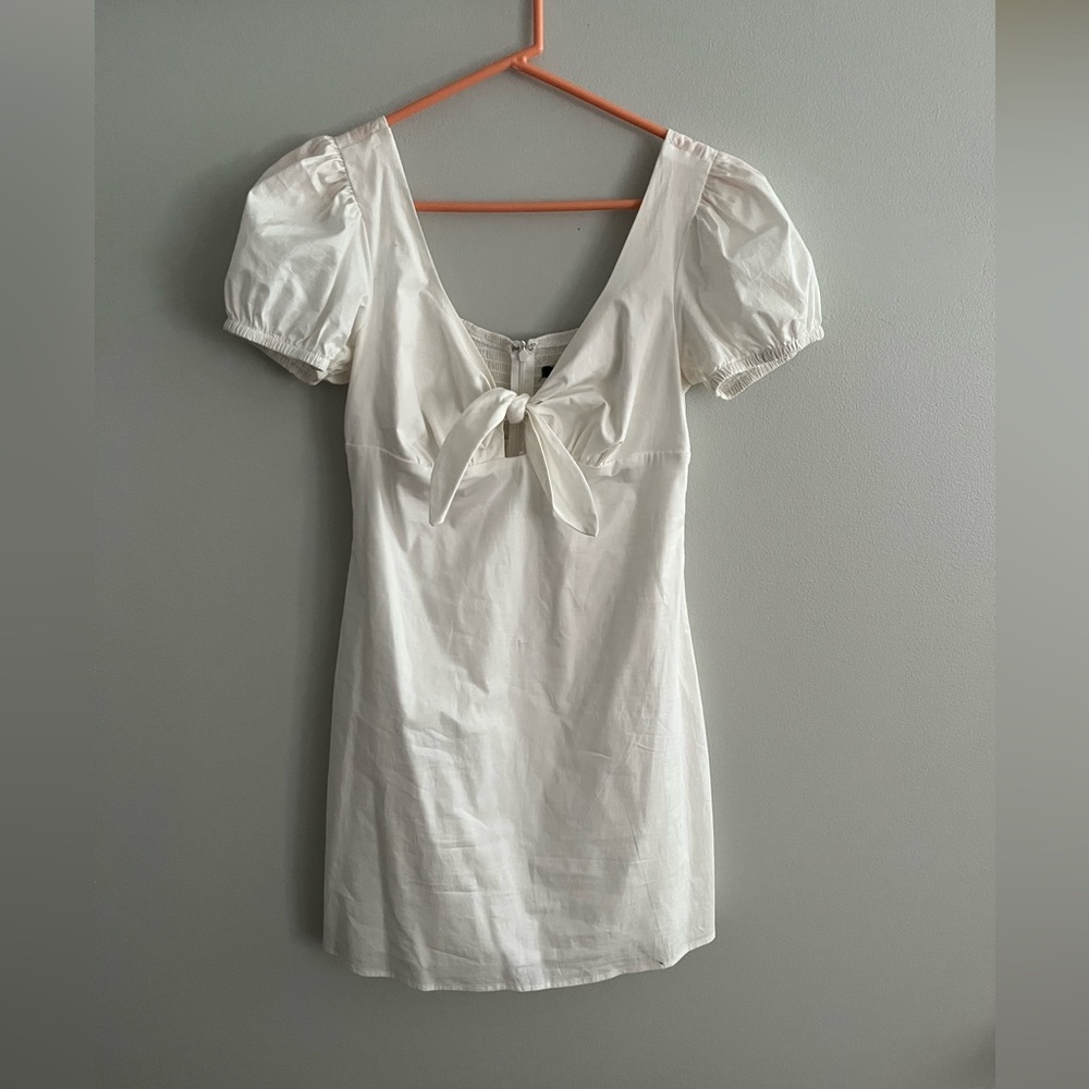 White babydoll dress